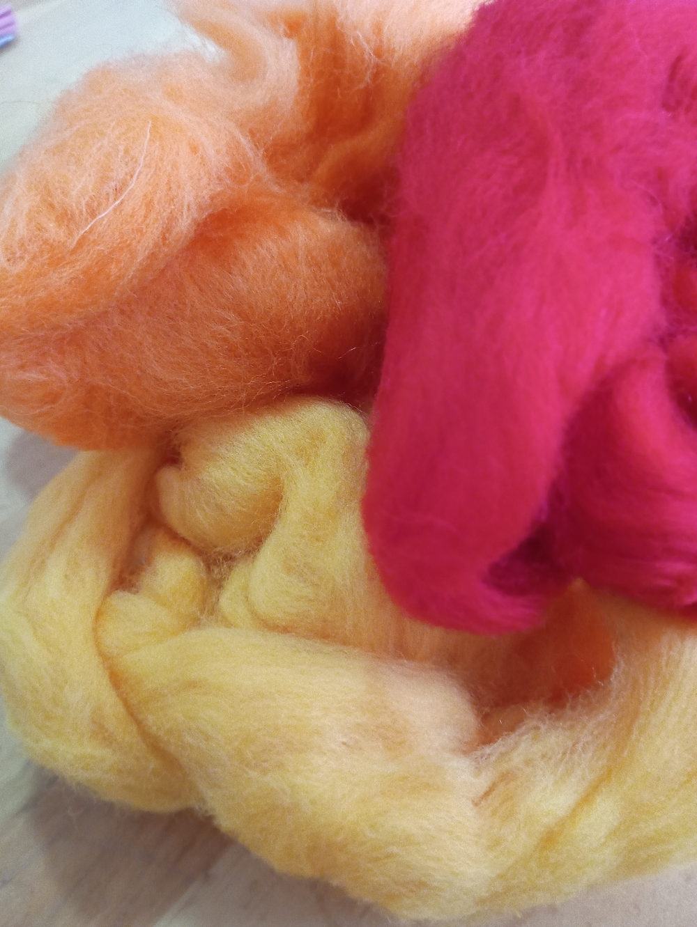 50g 100% Merino Wool Combed Top Roving Yarn Spinning Felting Crafts #2